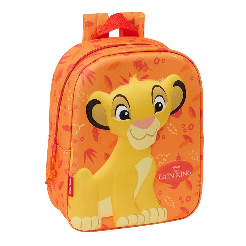 Mochila Guarderia 3D Bolsillo Red El Rey Leon