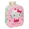 Mochila Guarderia 3D Bolsillo Red Hello Kitty