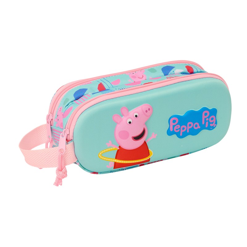 Estuche Doble 3D Peppa Pig 3D