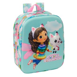 Mochila Guarderia 3D Bolsillo Red Gabby'S Dollhouse