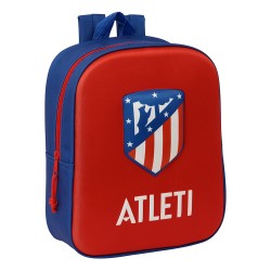 Mochila Guarderia 3D Bolsillo Red Atletico De Madrid