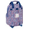 Mochila Infantil Nait Nait "Flores Coimbra Azul"