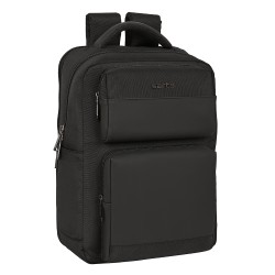 Mochila 2 Bolsillos Portatil 15,6''+Usb Safta Business "Black"