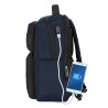 Mochila 2 Bolsillos Portatil 15,6''+Usb Safta Business "Dark Blue"