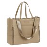 Bolso Con Bolsillo Para Portatil 14,1'' Moos Capsula Acolchado "Camel"