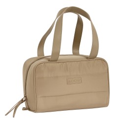 Neceser Rectangular Moos Capsula Acolchado "Camel"