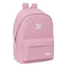 Mochila Doble Para Portatil 15,6"+Usb Munich Basicos "Rosa"