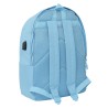 Mochila Doble Para Portatil 15,6"+Usb Munich Basicos "Azul"