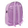 Mochila Doble Para Portatil 15,6"+Usb Munich Basicos "Lila"