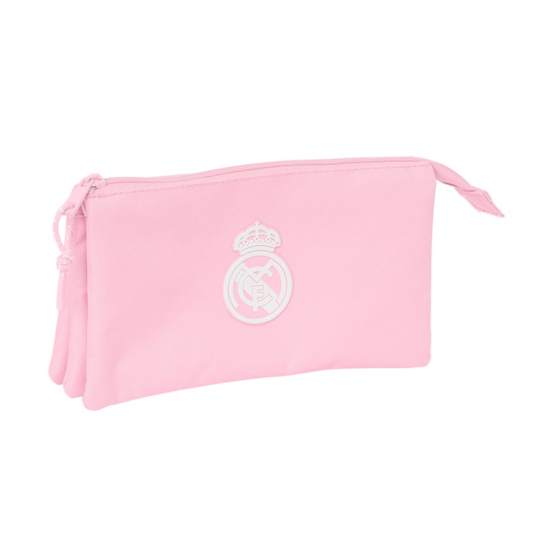 Estuche Triple Real Madrid Chica Rosa