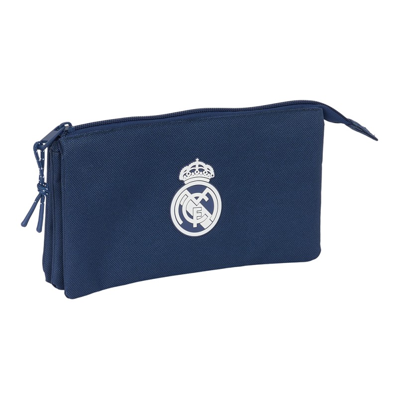 Estuche Triple Real Madrid Chica Marino