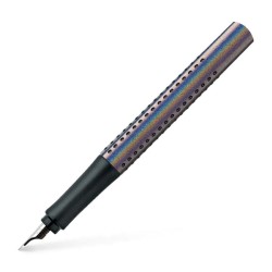 Pluma Estilografica Faber Castell Grip Edition M Glam Silver