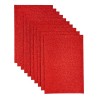 Goma Eva Purpurina Rojo Lamina 20x30