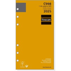 Recambio Agenda 2025 Anual Finocam C998