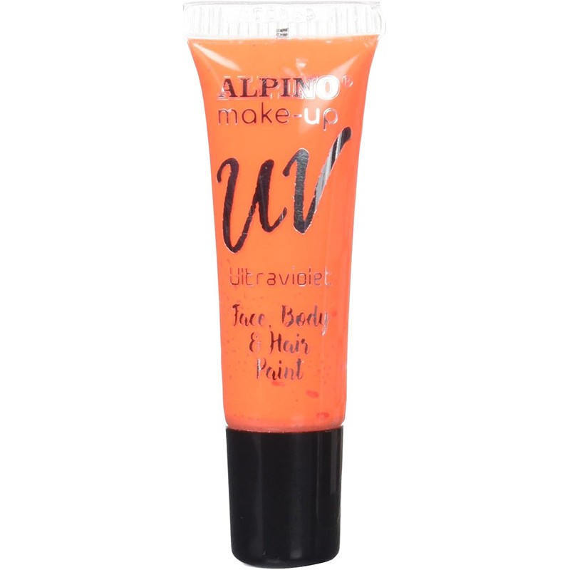 Pintacaras Ultravioleta en Gel Alpino Naranja Oscuro