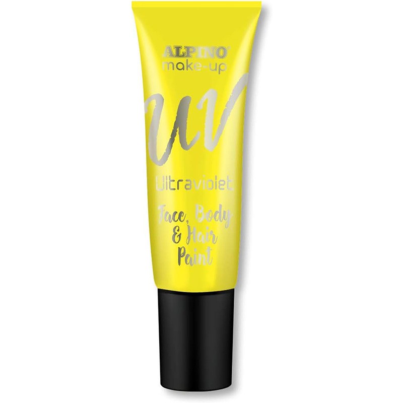 Pintacaras Ultravioleta en Gel Alpino Amarillo