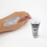Pintacaras Purpurina en Gel Alpino Plata Metalico