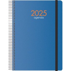 Agenda 2025 Anual Dohe Syncro Color Sumo Azul Agendas Vista Dia Pagina Meses Agenda 12 Meses Agenda Lenguaje Internacional Tamaño Agenda 15 x 21 Cms Agendas Presentación Espiral