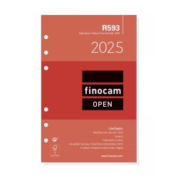 Recambio Agenda 2025 Anual Finocam R593