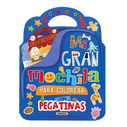 Mi Gran Mochila Colorear Con Pegatinas Black Friday Mochila Escolar Black Friday