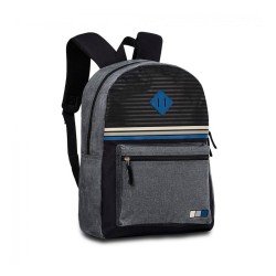 Mochila 17" JUVENIL AZUL-NEGRO-GRIS Black Friday Mochila Escolar Black Friday