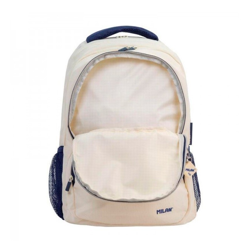 Mochila Escolar 4 Cremalleras Coleccion 430 Since 1918 Beige