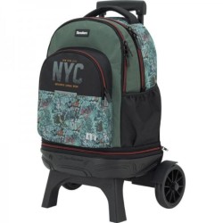 Mochila Ruedas Compact Premium Desmontable Nyc 307 Black Friday Mochila Escolar Black Friday