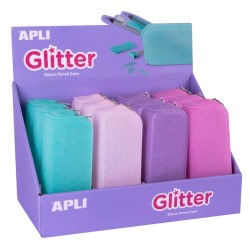 Apli Estuche Silicona Glitter 20 Black Friday Estuche Escolar Black Friday