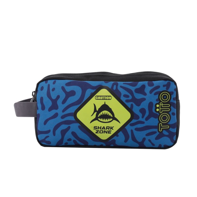 Estuche escolar Shark Zone Totto