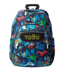 Mochila Escolar Game King XL Totto