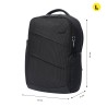 Mochila Escolar Slant Negro Totto|Mochila Portatil