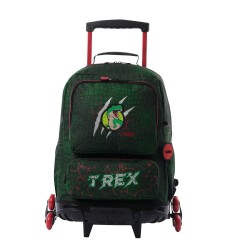 Mochila Escolar Ruedas Totto T Rex