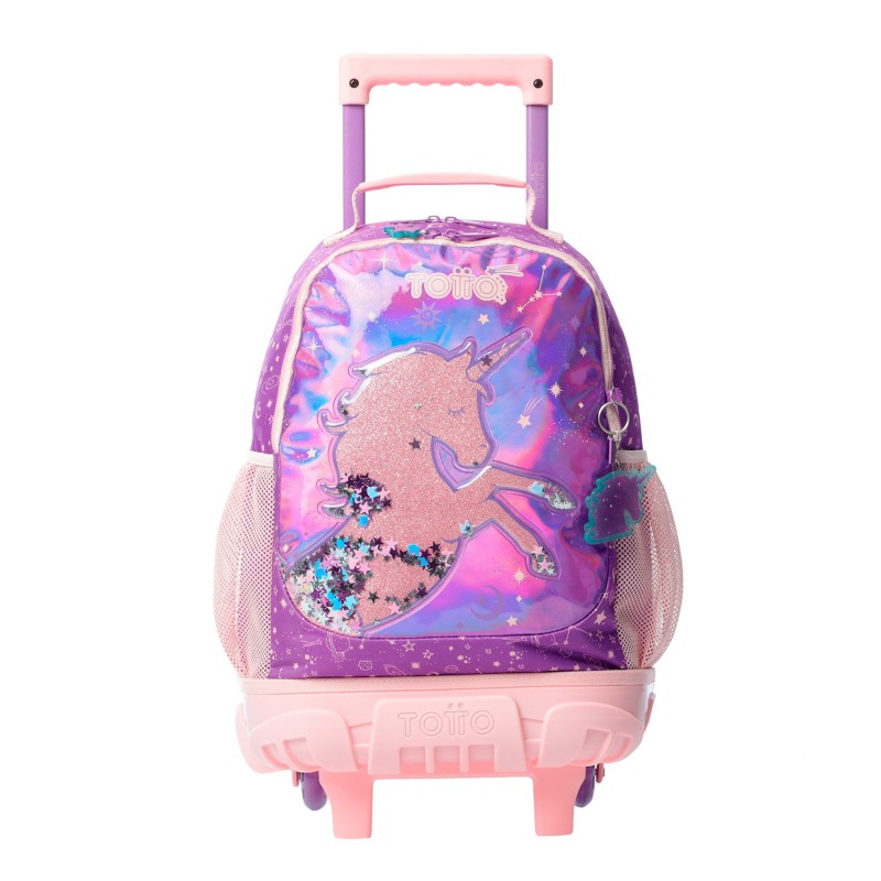 Mochila Escolar Ruedas Totto Unicornio