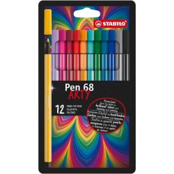 Stabilo Pen 68 Estuche 12 Unidades