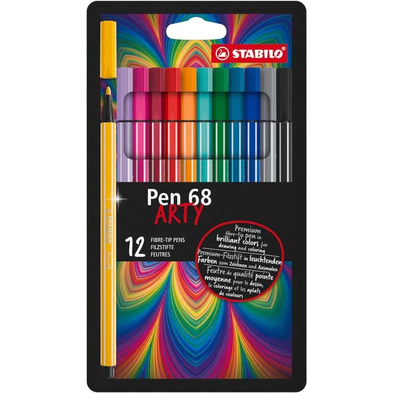 Stabilo Pen 68 Estuche 12 Unidades