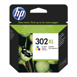 Cartucho de Tinta HP 302XL Tricolor