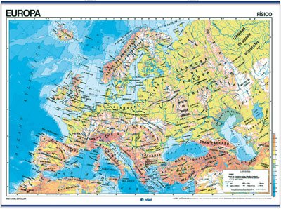 Mapa Europa reverso