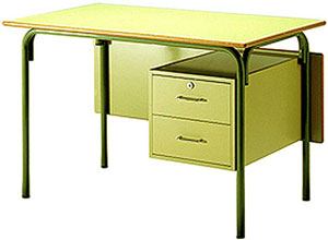 Mesa de profesor verde 120 x 70 cm