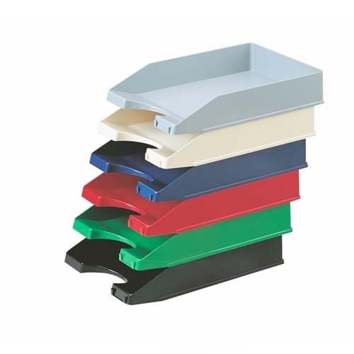 60 x 40 x 22 cm Cajas de almacenamiento de plástico resistente 45 litros color gris apilables 600 x 400 x 220 mm