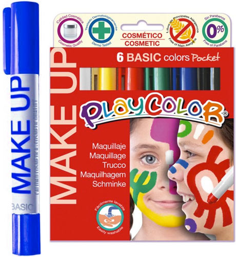 Maquillaje playcolor 6 colores