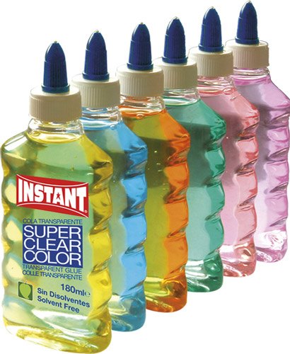 Cola superclear color 6 ud 180 ml