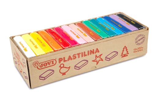 Plastilina pack colores surtidos 350 gr 15 ud