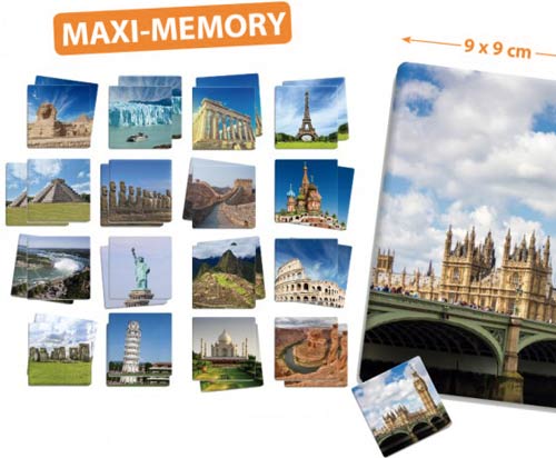 Maxi-memory lugares del mundo