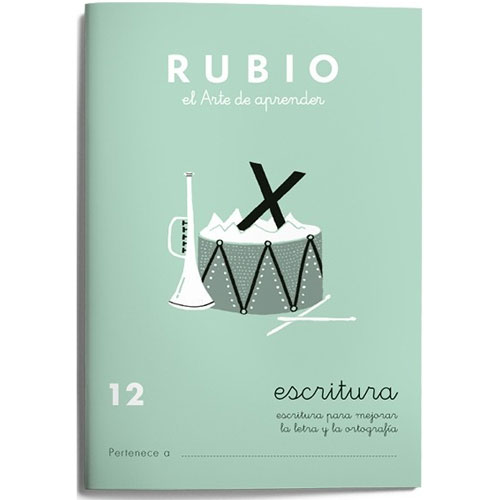 Cuaderno Escritura Rubio 12