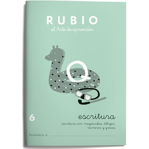 Cuaderno Escritura Rubio 6