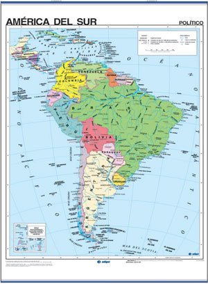 América del Sur reverso