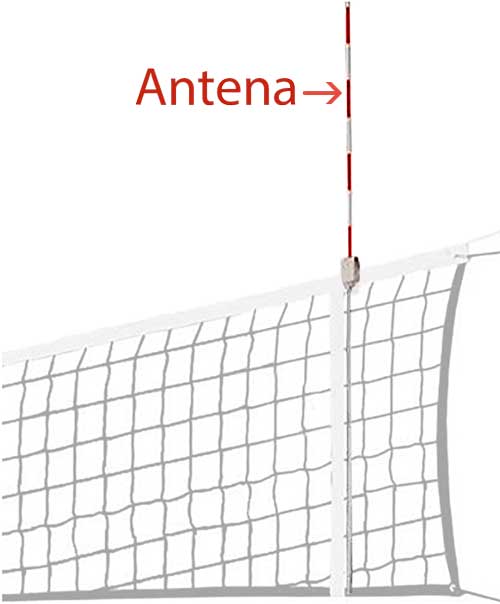 Antena voleibol fibra vidrio