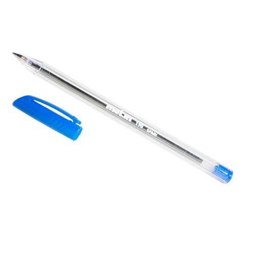 Bolígrafo cristal económico Azul