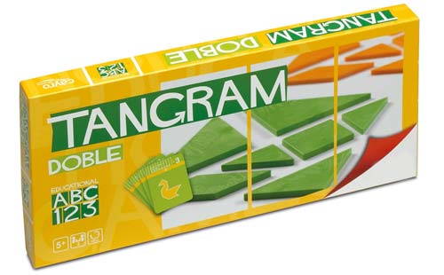 Tangram doble detalle de la caja