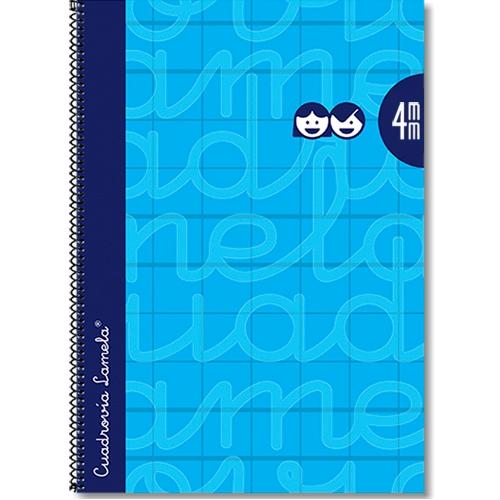 Cuaderno Azul Cuadrovía Lamela Cuarto 4 mm. 80 Hojas. Tapa Dura  (8412855162017)